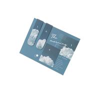 YIXANNX Paquete de 2 marcadores de página piedra imán, decoraciones decorativas para regalos estudiantes, marcadores lectura estilo Ins, Clip páginas, Tipo 1