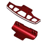 YIXANNX Parachoques delantero y trasero de exquisita mano de obra. Piezas actualización metal que permiten una fácil instalación para el kit chasis coche turismo eléctrico ensamblado RC Car