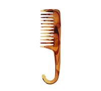 YIXANNX Peine para el cabello, suministro de modelado, accesorio de salón, herramientas barbería, instrumento peluquería doble cara, recortadora peluquero, Mango curvo