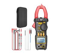 YIXANNX Pinza amperimétrica digital portátil, comprobador de voltaje, resistencia de corriente, capacitancia, comprobador temperatura, multímetro eléctrico inteligente, multímetro eléctrico