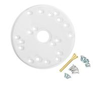 YIXANNX Placa base de enrutador acrílico con pasador de centrado para carpintería que facilita la observación del trabajo y reduce las acciones erróneas. 2.