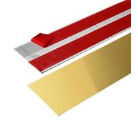 YIXANNX Placa de protección autoadhesiva para una fácil instalación en islas de cocina, armarios, placa protección acero inoxidable, tornillos y zócalo, B, 10 x 260 cm