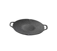 YIXANNX Plancha de barbacoa antiadherente coreana que combina funcionalidad y estilo para chefs exigentes. Sartén para acampar, estufa, parrilla.