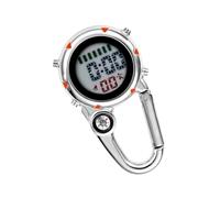 YIXANNX Reloj con mosquetón Digital, Reloj con Clip, Accesorios Deportivos Ligeros para Escalada, abridor de Botellas, Despertador LCD portátil para Exteriores