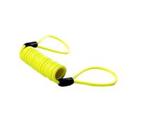 YIXANNX Resorte Curvado Sólido Multipropósito Conveniente Cable Antirrobo Disco de Retiro Cerradura de Seguridad Estable Scooter Manillar Bicicleta, Naranja, 1