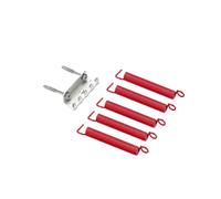 YIXANNX Resortes de trémolo de 8 piezas, piezas repuesto resorte ajustable, herramienta instrumento bajo resistente al desgaste con superficie recubierta gancho