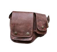 YIXANNX Riñonera Vintage para Mujer, riñonera de PU para Viajar, Senderismo, Camping, Llaves de teléfono, cinturón Ajustable, Bolsa para Ejercicio físico