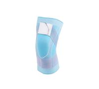 YIXANNX Rodillera de Nailon portátil Flexible de Repuesto Lavable elástico Hombres Mujeres Antideslizante montaña Escalada Gimnasio Soporte Brace , Azul , S