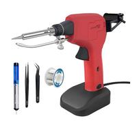 YIXANNX Soldador eléctrico Gun-80W de potencia para calentamiento rápido, interruptor Manual, soldador eléctrico de temperatura constante ABS, Colocar