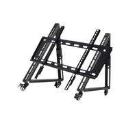 YIXANNX Soporte de TV móvil de Baja Altura con ángulo Ajustable para aulas con Estructura Estable Que Garantiza un Seguro. El Soporte TV está diseñado para Adaptarse a