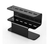 YIXANNX Soporte para estante de pinzas, soporte para pinzas de 6 agujeros, diseño doble capa, arreglo para suministros extensión pestañas