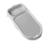 YIXANNX Tabla de lavar ropa Herramienta de manual para a mano Durable y fácil usar Soporte para jabón Aplicaciones rápidas que facilitan su traslado y almacenamiento sin ocupar mucho