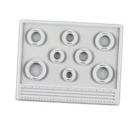 YIXANNX Tabla de medición de collares y pulseras para manualidades para niñas que mejora las habilidades fabricación joyas y el proceso creativo, pero también es muy