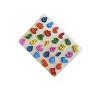 YIXANNX Tablero de Alfabeto de para Madera, Juguete Educativo Que atrae a los niños al Aprendizaje a través del Juego, Mejora el Desarrollo del lenguaje con Colores Vibrantes, Rompecabezas Formas y