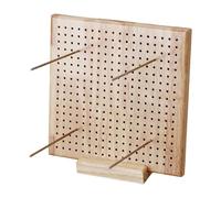 YIXANNX Tablero de crochet para principiantes con agujeros cuadrados que bloquea de forma segura varios proyectos crochet con alfileres. Tablero para bloquear el tejido cuadrado.