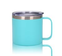 YIXANNX Taza de acero inoxidable Camper Taza con aislamiento al vacío Botella de doble pared Camping Oficina Hogar Accesorios al aire libre, Cielo azul