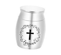 YIXANNX Urna Conmemorativa para Animales pequeños, Duradera y de aleación de Aluminio. La Tapa del contenedor Cenizas es Muy Resistente. Urnas aleación Aluminio para Mascotas, Primera Calidad,