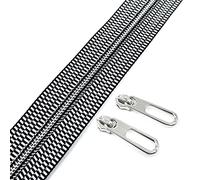 YIXI-SBest Cremalleras de nailon #5 por The Yard con 10 cremalleras largas deslizantes para bolsa de manualidades de costura a medida (cinta mosaico)