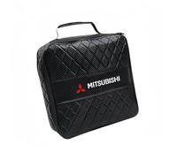 YIXIEDING Bolsas de Cargador Coche Electrico, para Mitsubishi i-MiEV 2017 2018 2019 2020, Almacenamiento Portátil, Bolsa para Cable de Carga de Coche Eléctrico, Impermeable Organizador,Carbon Fibre