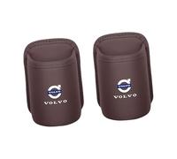 YIXIEDING Portavasos para Puerta de Coche para Volvo EX90 2024 2025, Multifuncional Portavasos para Automóvil, Soporte para Tazas en el Coche, 2 Piezas,Brown