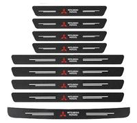 YIXIEDING Protección Completa para Mitsubishi Outlander/Airtrek 2008 2009 2010 2011, 9 Piezas Fibra Carbono Alta Resistencia, Protege Umbrales y Bordes de Puertas contra Rayas,Black