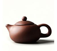Yixing Purple Clay Xi Shi - Tetera hecha a mano, juego de té chino de barro Dahongpao, teteras, filtro de agujero de bola (Color: 1)