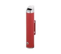 yixinzi-2024 Cenicero de pie Pequeño triturador de Colillas de Cigarrillos de Pared for Exteriores, de Acero Inoxidable, con cenicero para Cigarrillos(Red)