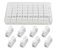 YIXISI 100 Piezas Conector de Cable de Resorte CH1, Conector Rápido de Resorte, Conector de Terminal de clip, para Conectar Tiras de Luz LED