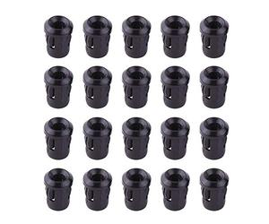 YIXISI 100pcs 3mm LED Soporte de Clip de Plástico,Portalámparas de Plástico,Portalámparas,Plastico LED Sostenedor Base Clip Pantalla,Soporte Accesorio para Porta