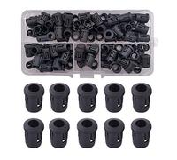 YIXISI 100pcs 5mm LED Soporte de Clip de Plástico,Portalámparas de Plástico,Portalámparas,Plastico LED Sostenedor Base Clip Pantalla,Soporte Accesorio para Porta