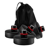 YIXISI 4 Piezas Almohadilla de Goma para Gato de Coche Compatible Con Tesla Model 3/Y/X/S, Jack Pads Con Bolsa de Almacenamiento, Bloque Protector