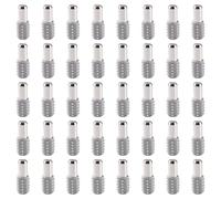 YIXISI 40 Piezas 22.5x6 mm Clavija Pasador con Protección de Goma, Estilos Clavijas de Soporte de Estante, para Muebles de Estantería de Armario de Cocina