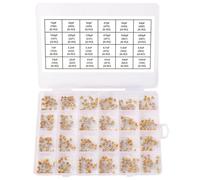 YIXISI 480 Piezas 24 Valores 10pF-100nF 50V Kit Surtido de Condensadores de Cerámica, Condensador Cerámico Monolítico