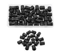 YIXISI 50 Piezas 8mm LED Soporte de Clip de Plástico, Plastico LED Sostenedor Base Clip, Soporte Accesorio para Porta, Negro