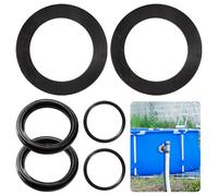 YIXISI 6 Piezas 25076RP Arandela de Junta Tórica Piscina, Arandelas y Juntas Tóricas para Accesorios de Piscina, Compatible con Intex Válvulas de Émbolo de Piscina 10745, 10262, 10255