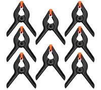 YIXISI 8 Piezas 4 Pulgada Resorte Abrazadera, Abrazaderas de Resorte de Plástico, Abrazaderas de Resorte de Nylon, para Proyectos de Bricolaje, Estudios Fotográficos, fondo Fotográfico