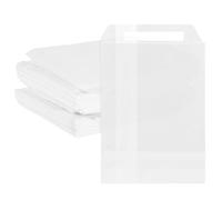 YIXNSW 200 Bolsas de Papel Pequeñas 13.5x9 cm Blanco Semitransparente para Pan de Mantequilla, Regalos, Manualidades