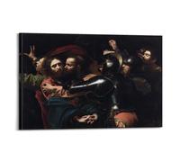YiXong Póster decorativo con texto en inglés "Taking Of Christ By Caravaggio C.1602", lienzo para pared, póster moderno para decoración de dormitorio familiar, 20 x 30 cm