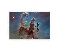YiXong Póster decorativo de The Pillars of Creation desde el telescopio espacial Hubble, lienzo decorativo para pared e imagen artística moderna para decoración de dormitorio familiar, 30 x 45 cm