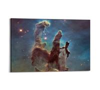 YiXong Póster decorativo de The Pillars of Creation desde el telescopio espacial Hubble, lienzo decorativo para pared e imagen artística moderna para decoración de dormitorio familiar, 50 x 75 cm
