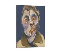 YiXong Póster vintage de Francis Bacon autorretrato de 1969, reproducción del existencialismo, pintura decorativa, lienzo, pósteres de pared e impresión artística moderna para dormitorio familiar