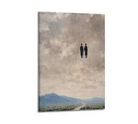 YiXong René Magritte - Póster decorativo de The Art Of Conversation, lienzo para pared e impresión artística moderna para dormitorio familiar, 40 x 60 cm