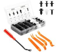 YIXUEERWSY 100 Piezas Grapas Coche Paneles de Puerta con Removedor para Seat Ibiza 6L 6J 6P Leon FR 5F,EIS Tipos Remaches Plastico Coche, Clips de Fijación para Coche