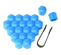 YIXUEERWSY 20 Piezas Cubre Tornillos Rueda para Mazda Atez 6 GH GG Gi 3 Angksela BK CX 5 4 7 8, Plástico Rígido Tapones Hexagonales de Alta Resistencia Embellecedores Duraderos,Blue