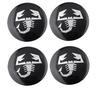 YIXUEERWSY 4 Piezas Adhesivo Tapacubos Pegatinas para Fiat Panda Cross/Hybrid 2021-2024,Adhesivo Pegatinas Stickers Pegatinas Stickers Tapas de Rueda de Centro Tapacubos