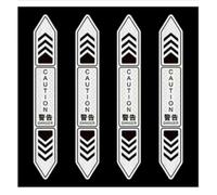 YIXUEERWSY 4 Piezas De Puerta Abierta para Peugeot 508 SW II FC I 2018-2024, Pegatinas Reflectantes para Mayor Seguridad Nocturna Protección Anticolisión