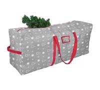 YiYa Funda para Árbol de Navidad 165 cm Bolsa árbol de Navidad Grande Bolsa de Almacenamiento para Árbol de Navidad 600D Oxford Impermeable (Gris-XL)