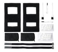 YIYANTO A1376 - Kit de filtros de acuario compatible con Fluval Betta Flex Spec Evo Series filtros de acuario de espuma con anillos de cerámica, cepillos y cables de repuesto, juego de 2 juegos