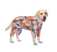 YIYELIY Camisa para Perro Malla Estampado Camiseta de Cachorro Ropa para Mascotas Transpirable Chaleco Camiseta Pijama para Perros Gatos (3XL)