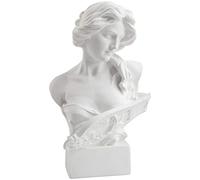 YiYFiT Resina Busto Estatua Figurita,6" 15cm mitología Griega Busto Escultura figurita para el hogar Ornamento Oficina Estantería Decoración Sketch Práctica DIY Arte Regalo-Artemis